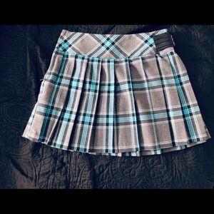 Amy Byer Plaid Mini Skirt